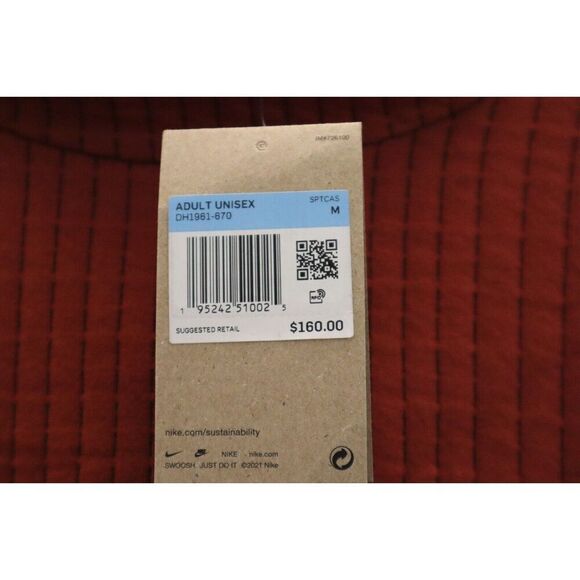 Nike DH1961-670 Unisex Sz M Red Therma-FIT ADV Tech Pack Pullover Sweatshirt - Picture 11 of 16